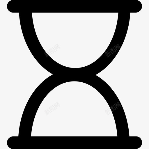 沙漏工业2粗体圆形图标svg_新图网 https://ixintu.com 工业2 沙漏 粗体圆形