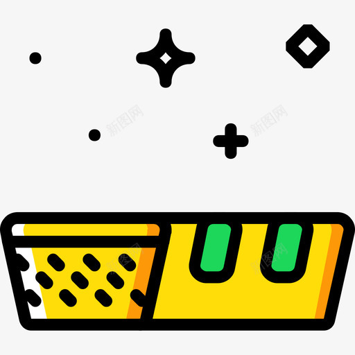 蛋糕美食黄色图标svg_新图网 https://ixintu.com 美食 蛋糕 黄色