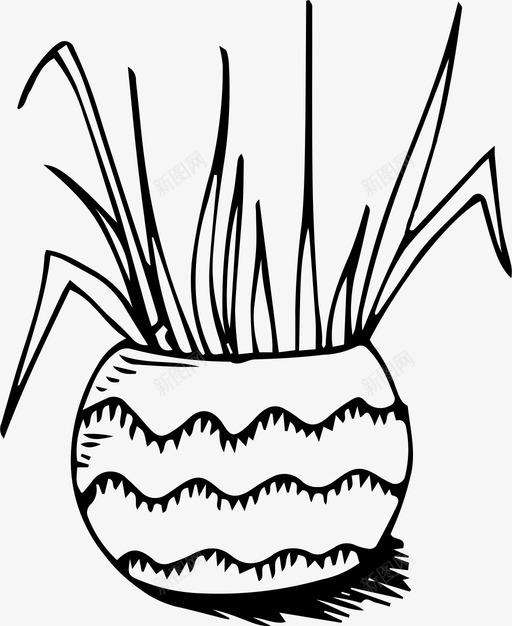 家里的植物树枝花图标svg_新图网 https://ixintu.com 室内花 家里的植物 家里花 树枝 花 花盆