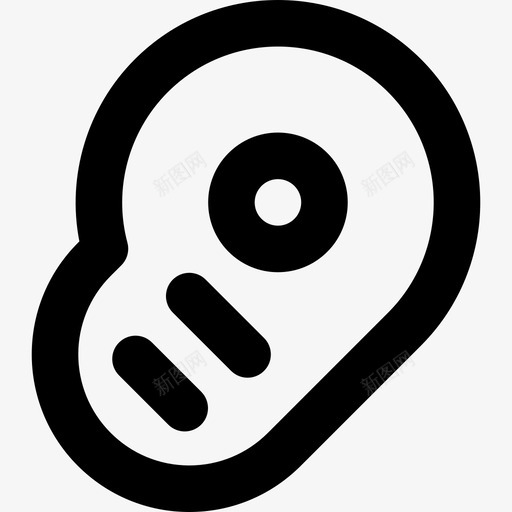 牛排14号餐厅直系图标svg_新图网 https://ixintu.com 14号餐厅 牛排 直系