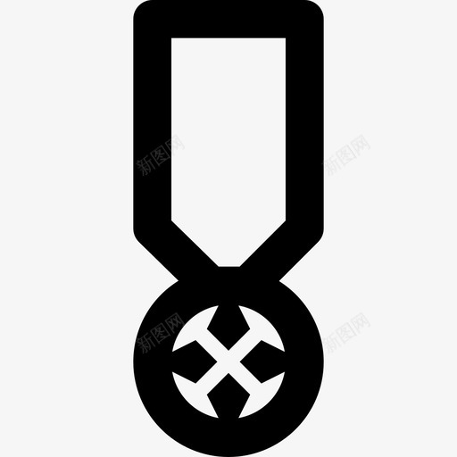 勋章军徽4大纲图标svg_新图网 https://ixintu.com 军徽4 勋章 大纲