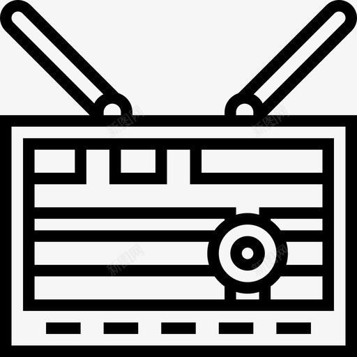 遥控器无人机2线性图标svg_新图网 https://ixintu.com 无人机2 线性 遥控器