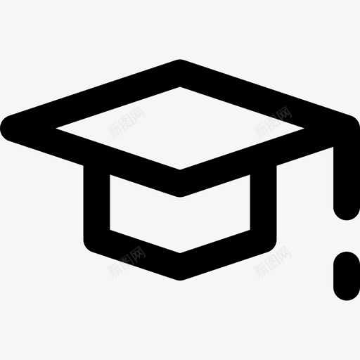 Mortarboard创业和新业务11线性图标svg_新图网 https://ixintu.com Mortarboard 创业和新业务11 线性