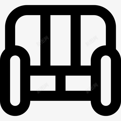 沙发家庭9轮廓图标svg_新图网 https://ixintu.com 家庭9 沙发 轮廓