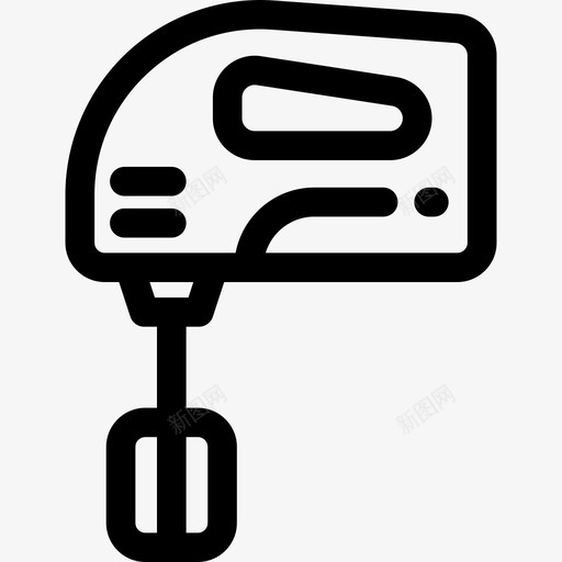 厨房包小工具6线性图标svg_新图网 https://ixintu.com 厨房包 小工具6 线性