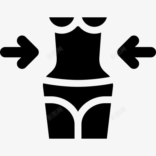 吸脂健康和spa3填充图标svg_新图网 https://ixintu.com 健康和spa3 吸脂 填充