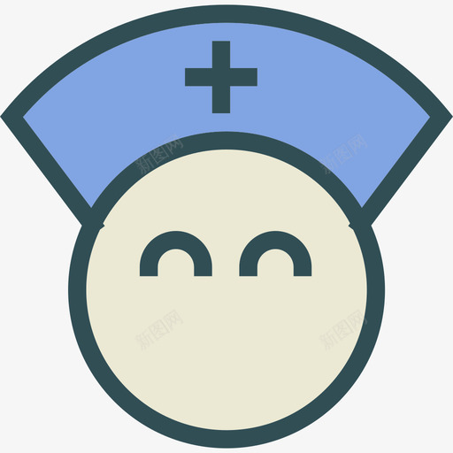 护士医学9线性颜色图标svg_新图网 https://ixintu.com 医学9 护士 线性颜色