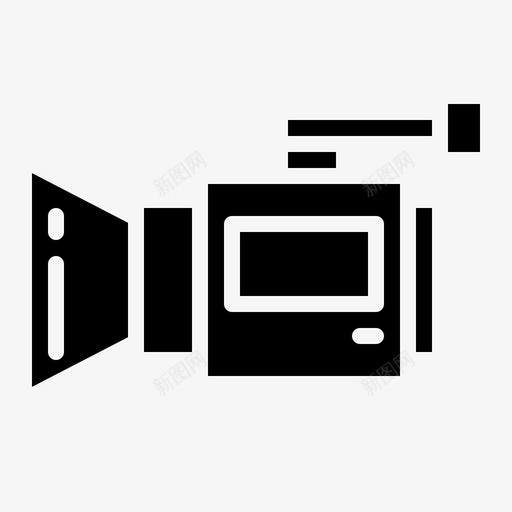摄像机电影院胶卷图标svg_新图网 https://ixintu.com 摄像机 照相 电影 电影院 胶卷