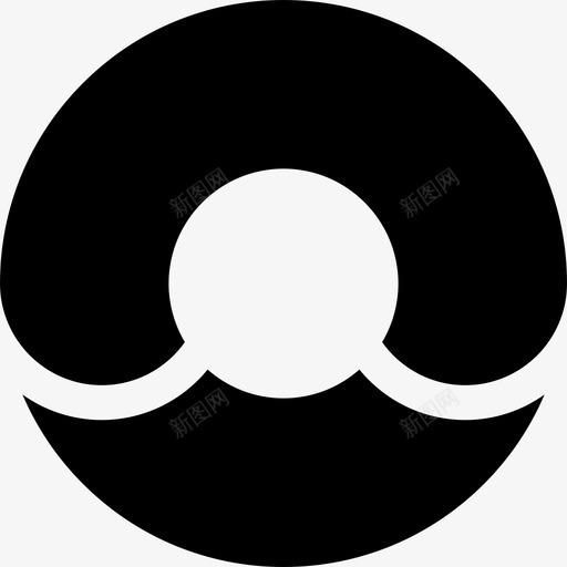 甜甜圈甜点2填充图标svg_新图网 https://ixintu.com 填充 甜点2 甜甜圈