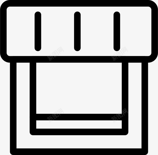 商店和商店商业电子商务图标svg_新图网 https://ixintu.com 商业 商店和商店 电子商务 细线图标收集购物和商业 购物
