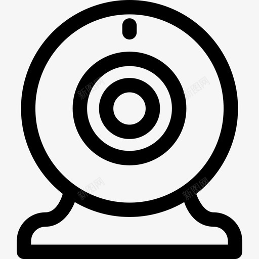 网络摄像头电子16线性图标svg_新图网 https://ixintu.com 电子16 线性 网络摄像头