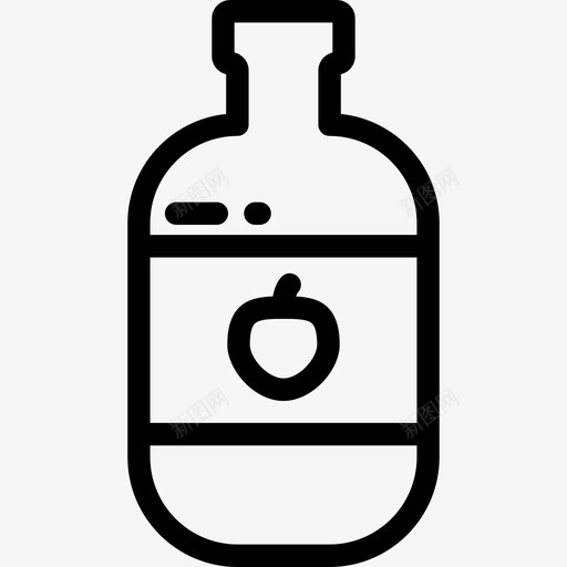 苹果酒感恩节4直系图标svg_新图网 https://ixintu.com 感恩节4 直系 苹果酒