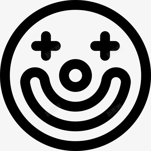 小丑生日4直系图标svg_新图网 https://ixintu.com 小丑 生日4 直系