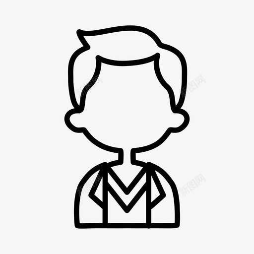 孩子阿凡达男孩图标svg_新图网 https://ixintu.com 个人资料 孩子 男人 男孩 阿凡达