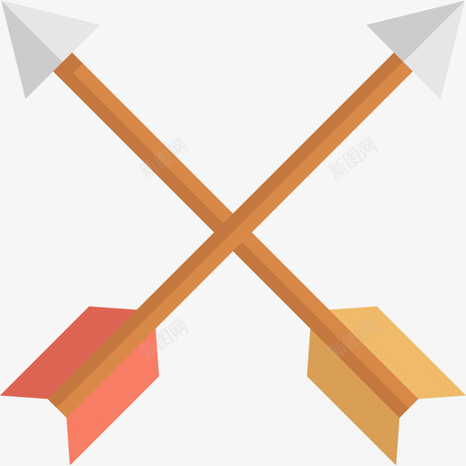 箭维京人2扁平图标svg_新图网 https://ixintu.com 扁平 箭 维京人2