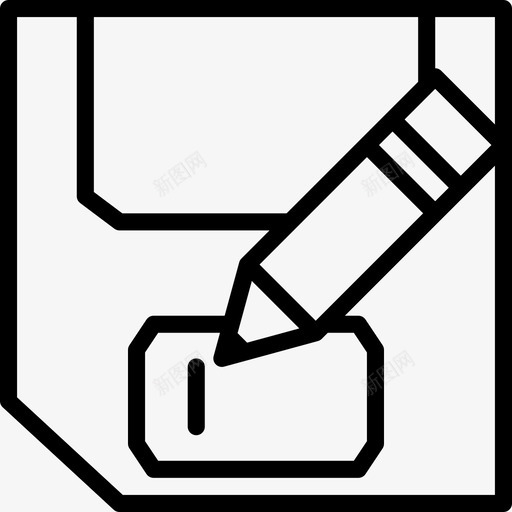保存图形工具7线性图标svg_新图网 https://ixintu.com 保存 图形设计工具7 线性