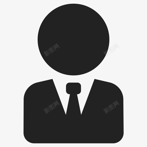 商人经理人图标svg_新图网 https://ixintu.com 人 商人 工人 经理