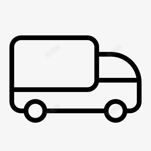 卡车道路运输图标svg_新图网 https://ixintu.com 卡车 旅行 车辆 车辆轮廓 运输 道路