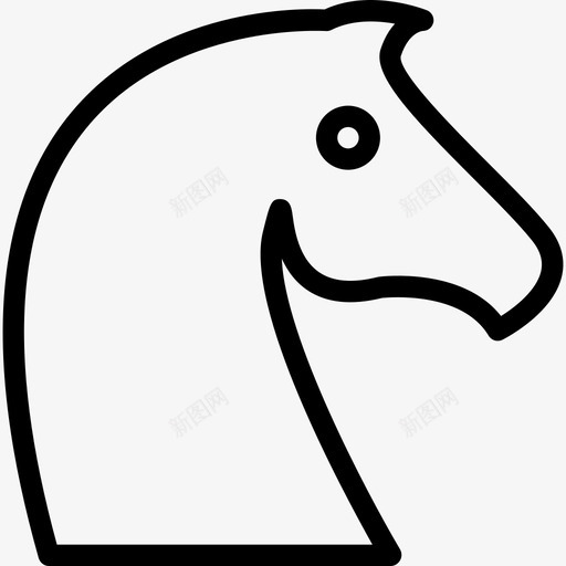 骑士运动会3直线图标svg_新图网 https://ixintu.com 直线 运动会3 骑士