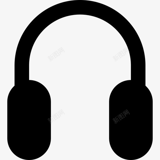 耳机音乐14固态图标svg_新图网 https://ixintu.com 固态 耳机 音乐14