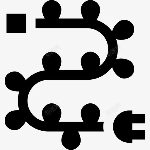 灯光派对元素2填充图标svg_新图网 https://ixintu.com 填充 派对元素2 灯光