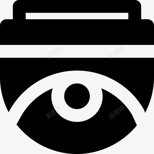 安全摄像头安全17实心图标svg_新图网 https://ixintu.com 安全17 安全摄像头 实心