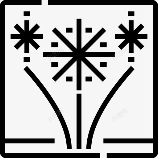 烟花马戏团16直线图标svg_新图网 https://ixintu.com 烟花 直线 马戏团16