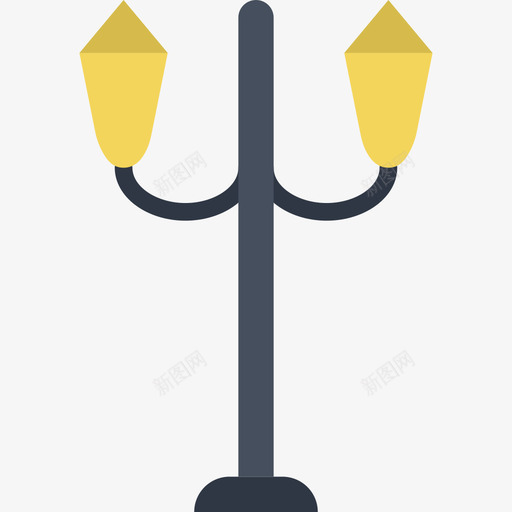 路灯城市景观公寓图标svg_新图网 https://ixintu.com 公寓 城市景观 路灯