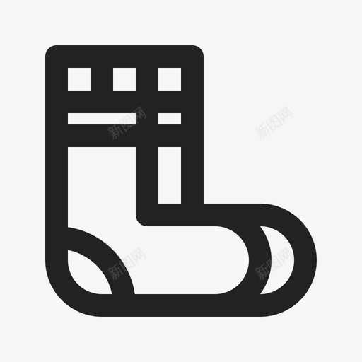 袜子衣服脚图标svg_新图网 https://ixintu.com 脚 衣服 袜子 鞋