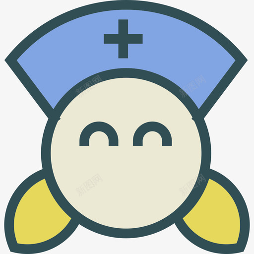 护士医学9线性颜色图标svg_新图网 https://ixintu.com 医学9 护士 线性颜色