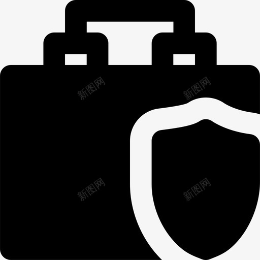 行李安全18实心图标svg_新图网 https://ixintu.com 安全18 实心 行李