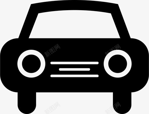 汽车驱动器头灯图标svg_新图网 https://ixintu.com 头灯 方向盘 汽车 车辆 驱动器