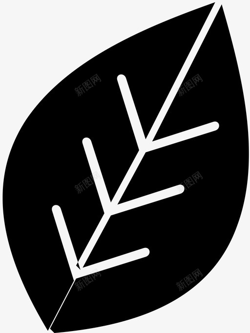 叶花自然图标svg_新图网 https://ixintu.com 叶 植物 自然 花
