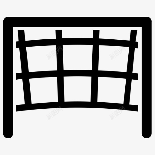 球门柱足球网球门网图标svg_新图网 https://ixintu.com 奥林匹克标志图标 球员网 球门柱 球门点 球门网 足球网