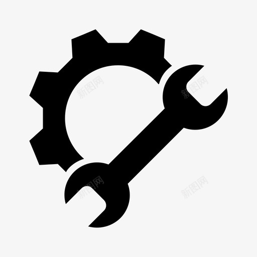 齿轮民用电气图标svg_新图网 https://ixintu.com 工具 民用 电气 设置 齿轮