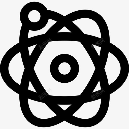 Atom4学校直系图标svg_新图网 https://ixintu.com 4学校 Atom 直系