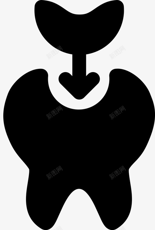 牙齿牙医医生图标svg_新图网 https://ixintu.com 修复 医生 填充 插入 牙医 牙医填充 牙齿