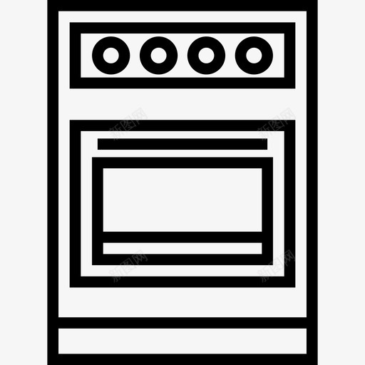厨房包小工具4线性图标svg_新图网 https://ixintu.com 厨房包 小工具4 线性