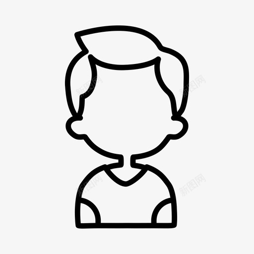男孩化身孩子图标svg_新图网 https://ixintu.com 个人资料 化身 孩子 男人 男孩