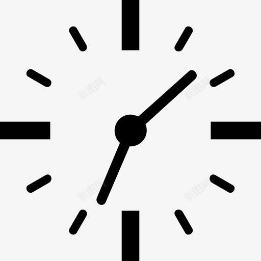 时钟顺时针分钟图标svg_新图网 https://ixintu.com 分钟 提醒 时钟 时间 顺时针