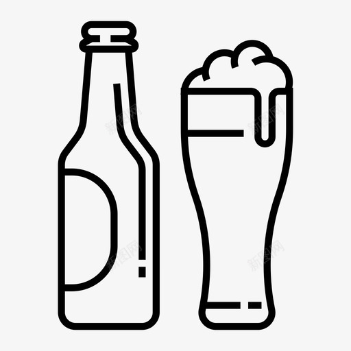 啤酒酒吧啤酒瓶图标svg_新图网 https://ixintu.com 啤酒 啤酒杯 啤酒瓶 啤酒生产线 啤酒节 玻璃啤酒 酒吧