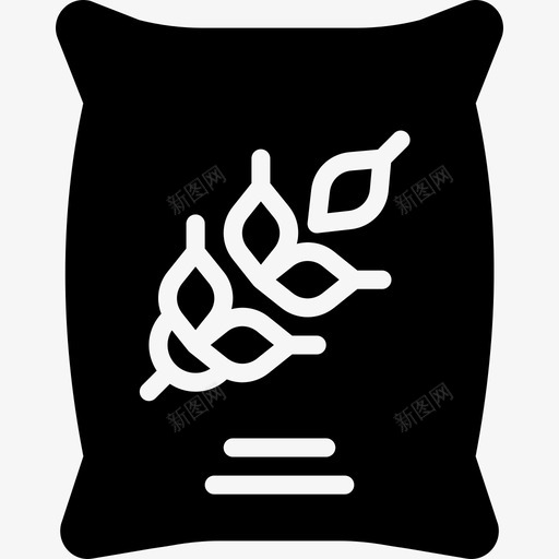谷物农业4填充图标svg_新图网 https://ixintu.com 农业4 填充 谷物