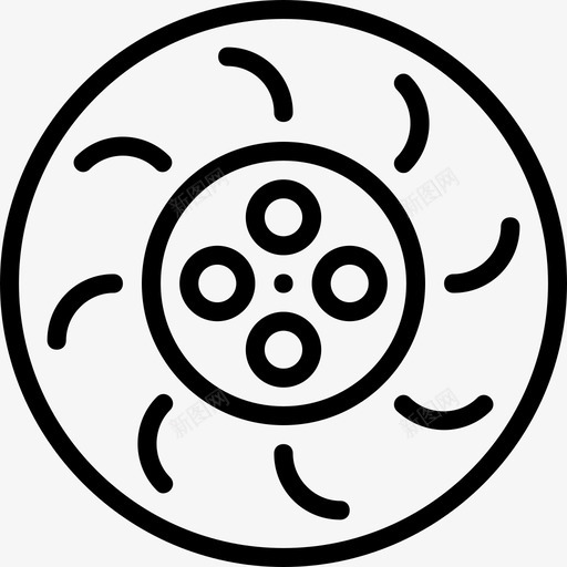 断裂汽车零件2线性图标svg_新图网 https://ixintu.com 断裂 汽车零件2 线性
