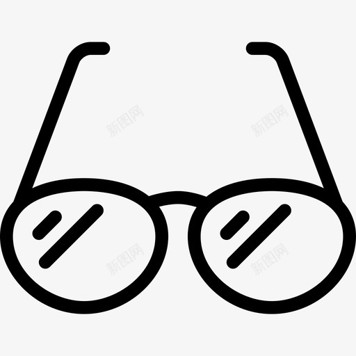 医用眼镜12线性图标svg_新图网 https://ixintu.com 12 医用眼镜 线性