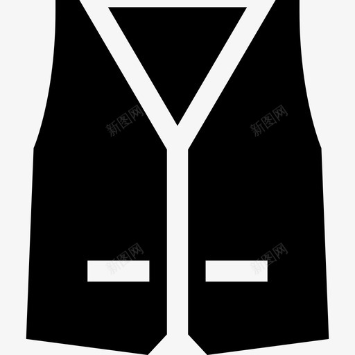 背心时髦款式5填充图标svg_新图网 https://ixintu.com 填充 时髦款式5 背心
