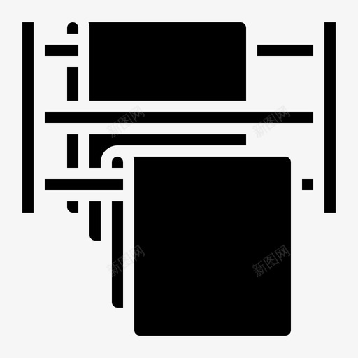 毛巾架浴室卫生间图标svg_新图网 https://ixintu.com 卫生间 家具 毛巾架 浴室