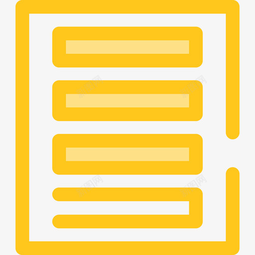对齐对齐文本编辑器14黄色图标svg_新图网 https://ixintu.com 对齐对齐 文本编辑器14 黄色