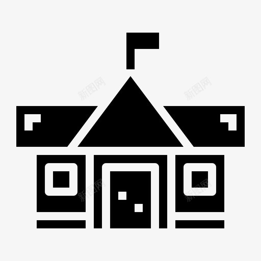 学校建筑教育图标svg_新图网 https://ixintu.com 学校 建筑 教育 教育实景