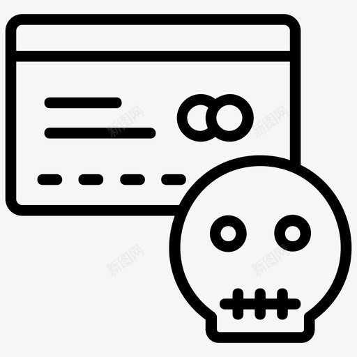 借记卡诈骗卡诈骗信用卡诈骗图标svg_新图网 https://ixintu.com 信用卡诈骗 借记卡诈骗 卡诈骗 无效卡 网络抢劫 黑客线路图标