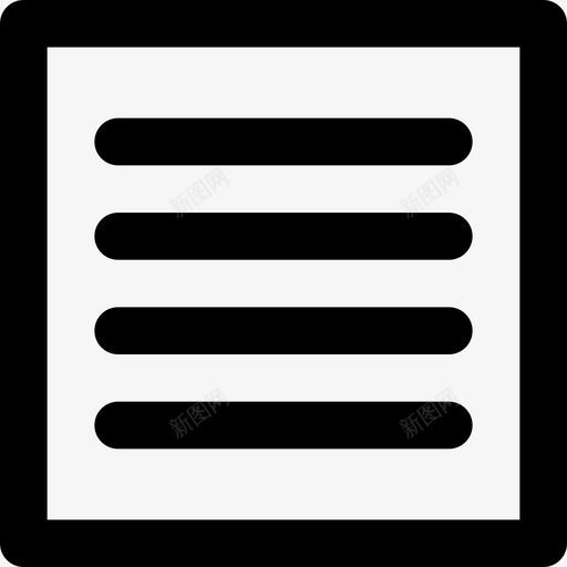 对齐用户界面14轮廓图标svg_新图网 https://ixintu.com 对齐 用户界面14 轮廓